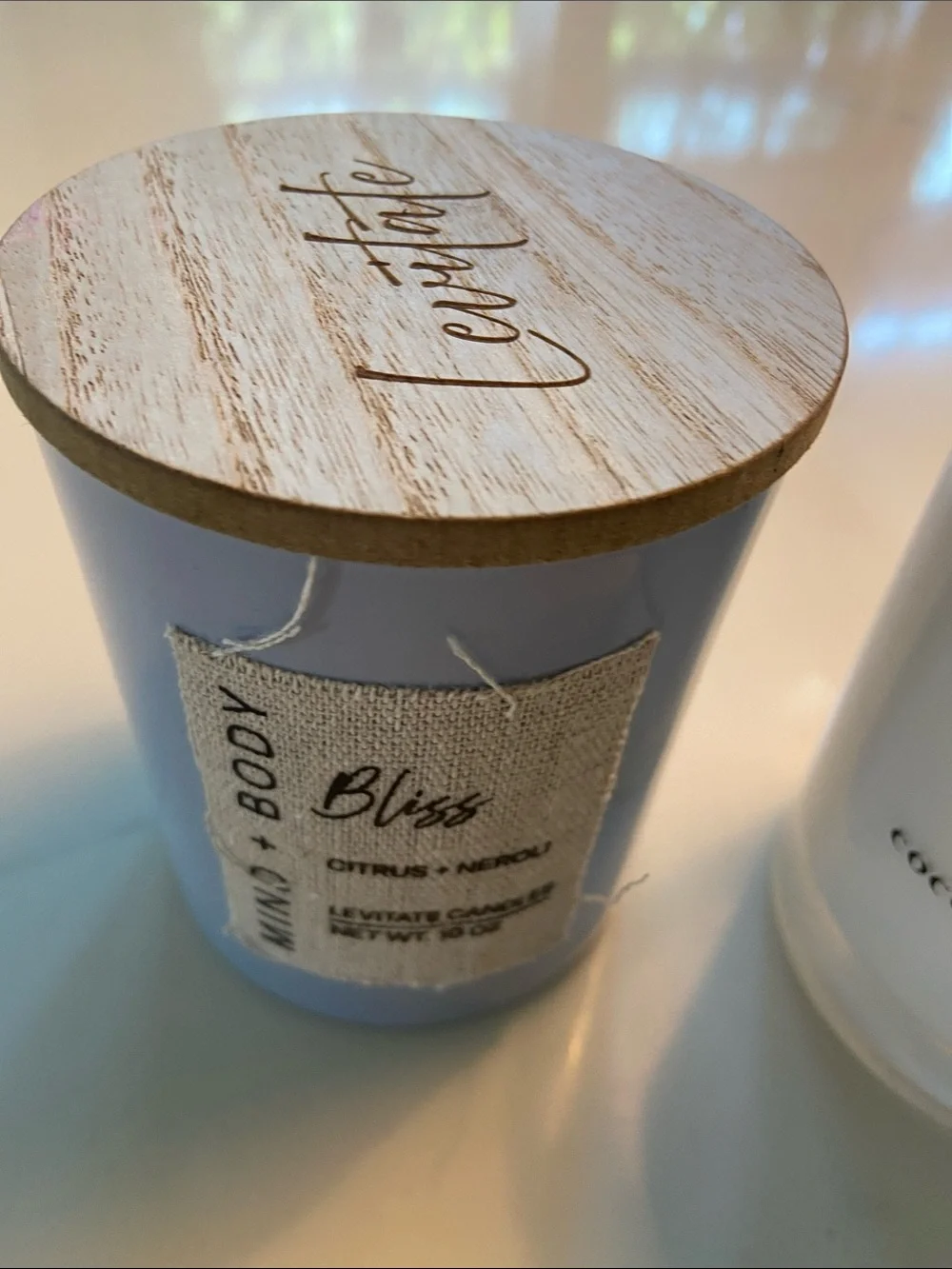 Storm Coconut & Beeswax Scented Candle — White